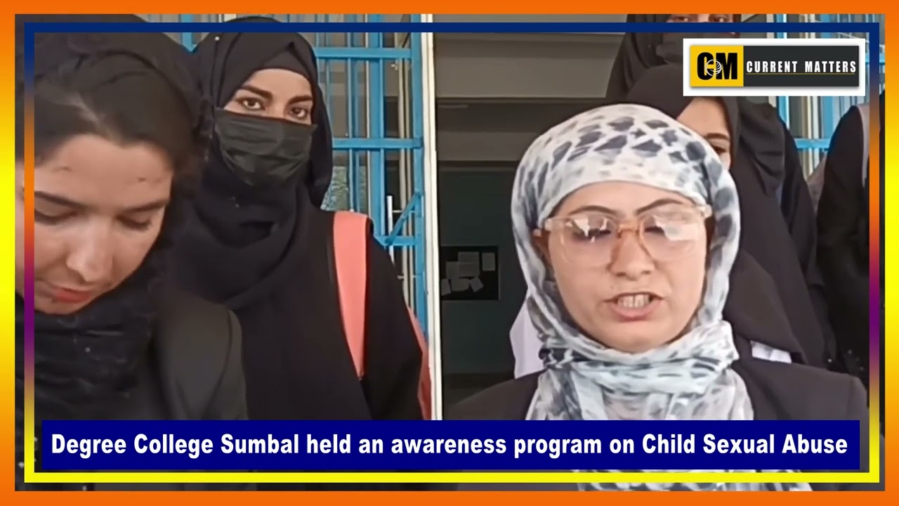 Degree College Sumbal held an awareness program on Child Sexual Abuse