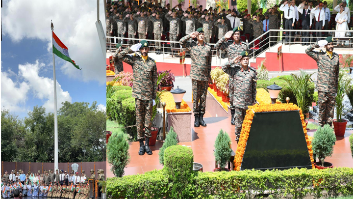 77th Independence Day celebrated at Northern command