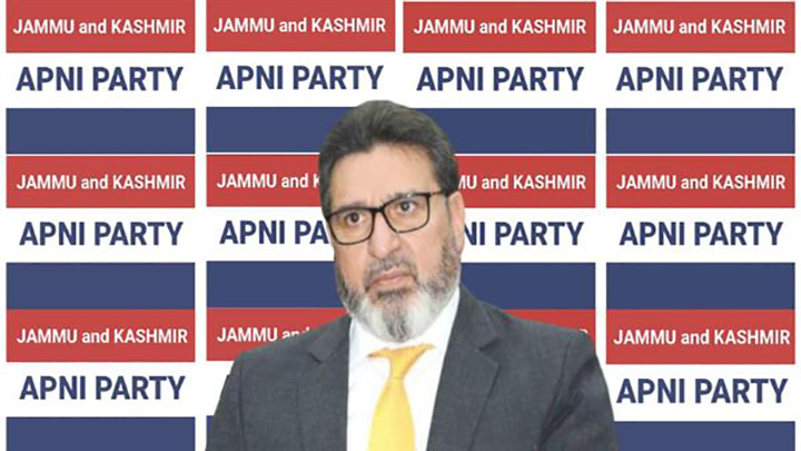 Altaf Bukhari greets people on Janmashtami