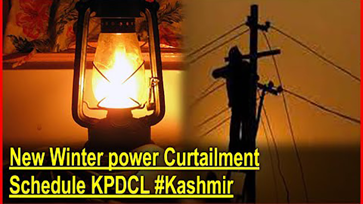 Ahead of winter authorities issues fresh curtailment schedule in Kashmir