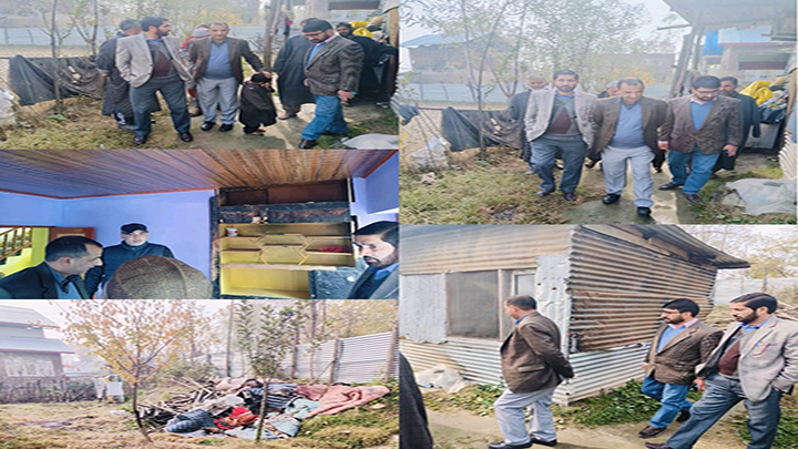 ADDC Bandipora visits Hajin, assesses natural calamity damage