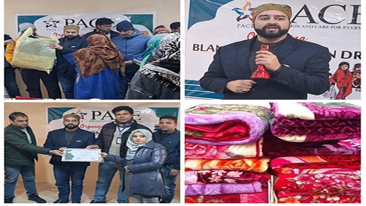 Prevention and Care for Everyone (PACE) NGO Organize Free Blanket Drive at Chattabal Srinagar