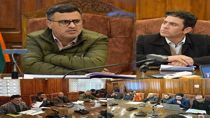 DDC Bandipora reviews progress under District CAPEX 2023-24