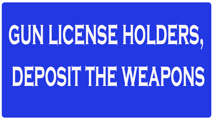 Bandipora DM directs gun license holders to deposit weapons before Lok Sabha Polls