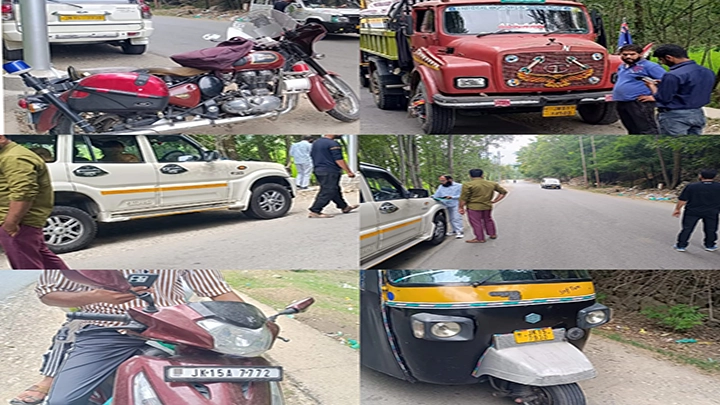 Motor Vehicle Department Bandipora Conducts Enforcement Drive