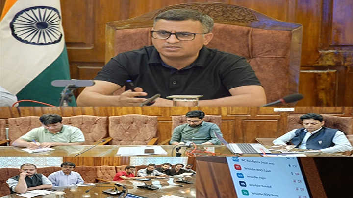Deputy Commissioner Bandipora reviews progress of Swachh Bharat Mission (G).