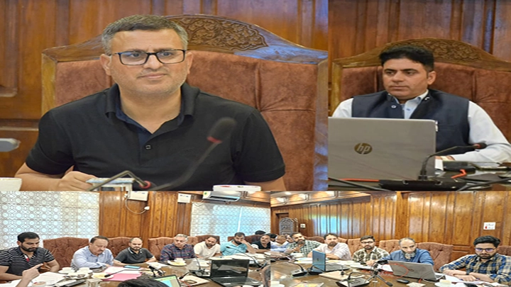 DDC Bandipora reviews progress of JJM schemes.