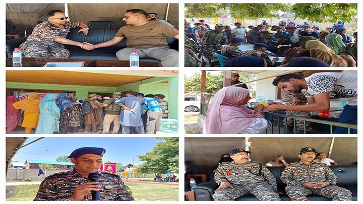 45 BN CRPF organises medical camp at Vijpora Hajin under CAP