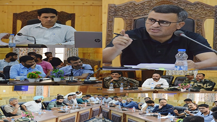 Deputy Commissioner Bandipora Convenes Meeting to Finalize arrangements for Maha Dynashwar (Chota Amarnath) Yatra 2024.
