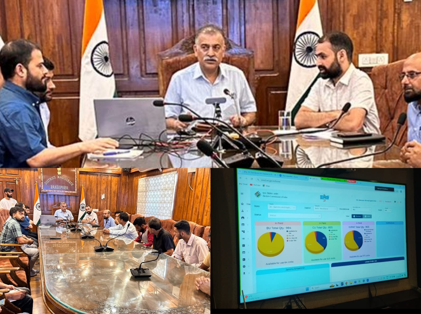Assembly Elections-2024: First Randomisation of EVMs held at Bandipora
