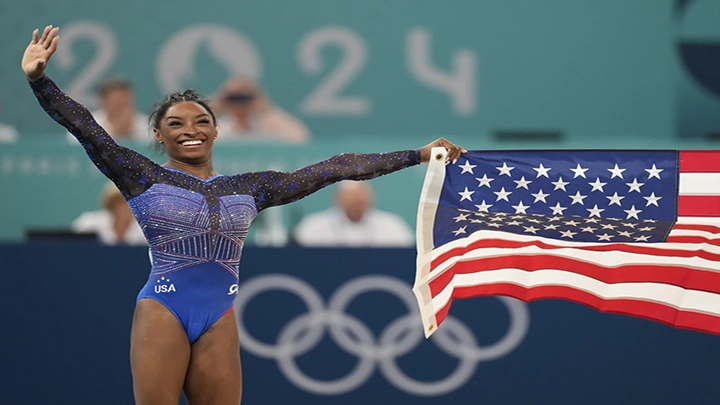 Olympics Gymnastics: Simone Biles Wins All-Around Gold