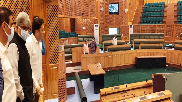 CS visits Assembly Complex; reviews development works