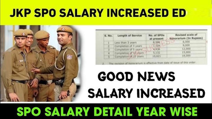 Monthly Honorarium for J&K SPOs Increased: Four New Slabs Announced