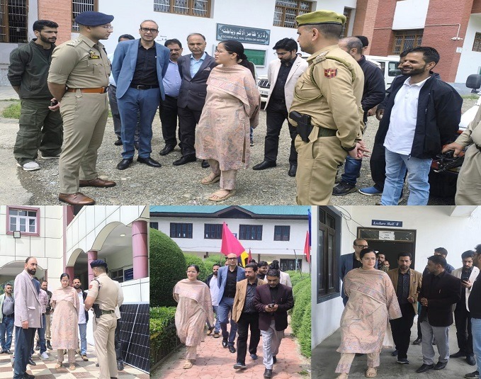 DC Kupwara inspects arrangements at NEET Examination Centres