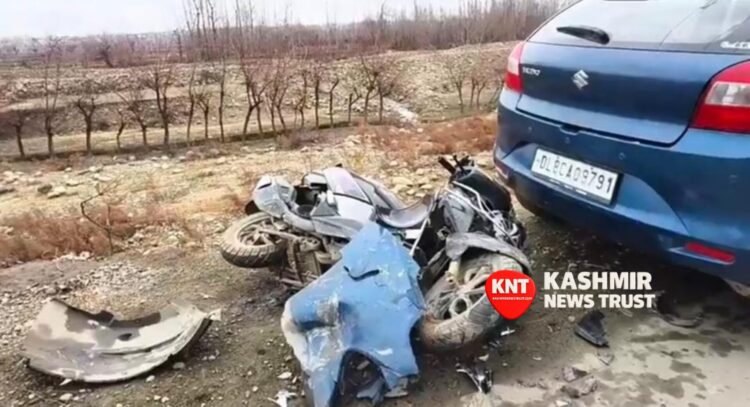 Scooty–Car Collision Leaves Rider Critically Injured in Beerwah