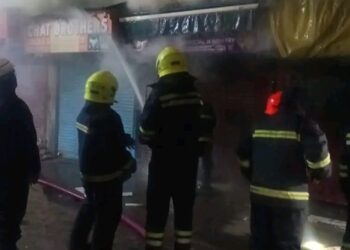 Late-Night Fire at Sariabal Damages Textile Shop