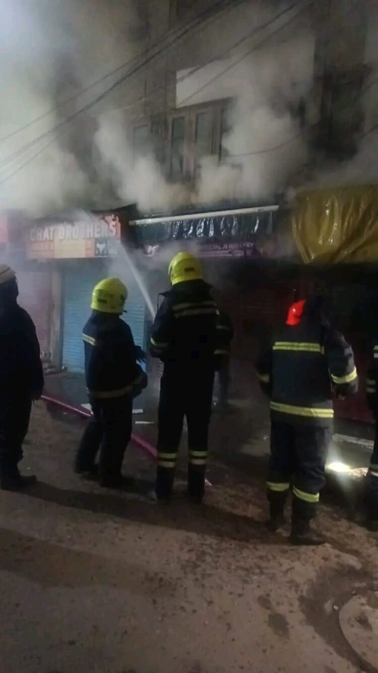 Late-Night Fire at Sariabal Damages Textile Shop