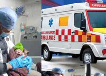 Baby Delivered Inside Moving Ambulance in Ganderbal, Mother and Newborn Stable
