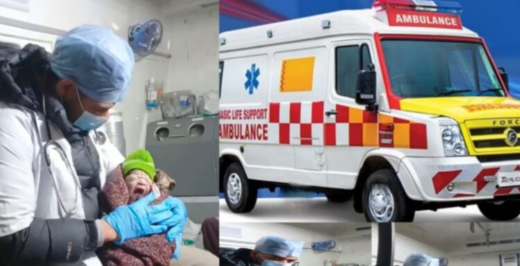 Baby Delivered Inside Moving Ambulance in Ganderbal, Mother and Newborn Stable