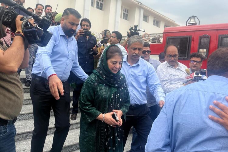 Govt can enact laws on land, districts even without statehood: Mehbooba Mufti