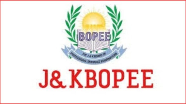 BOPEE conducts CET for admission to B.E./B.Tech Engineering Courses in J&K, Ladakh