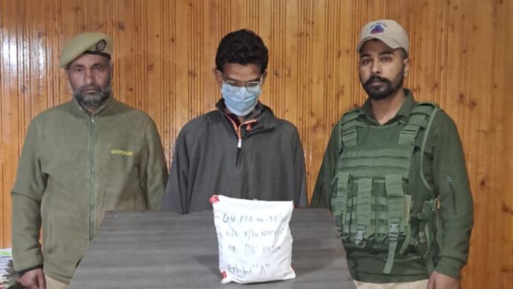 600 Grams of Suspected Charas Recovered in Hajin; One Arrested