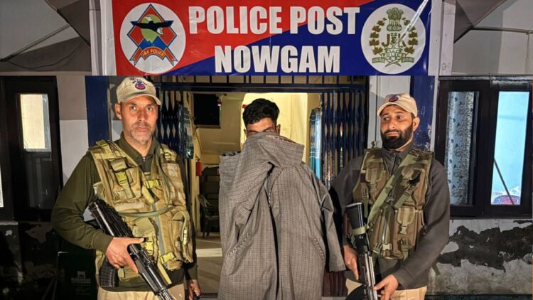 Drug Peddler Arrested in Sumbal, 142g Charas Recovered