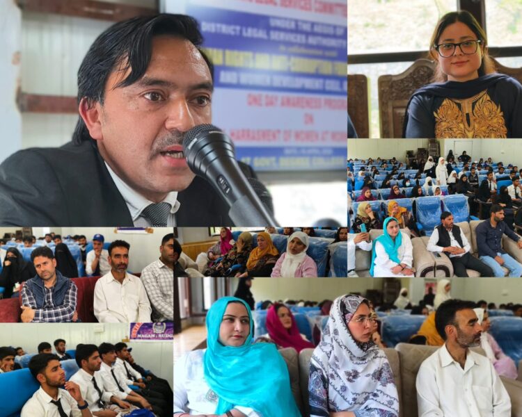 Advocate Sheikh Ishfaq Rasool Highlights POSH Act Provisions at GDC Magam