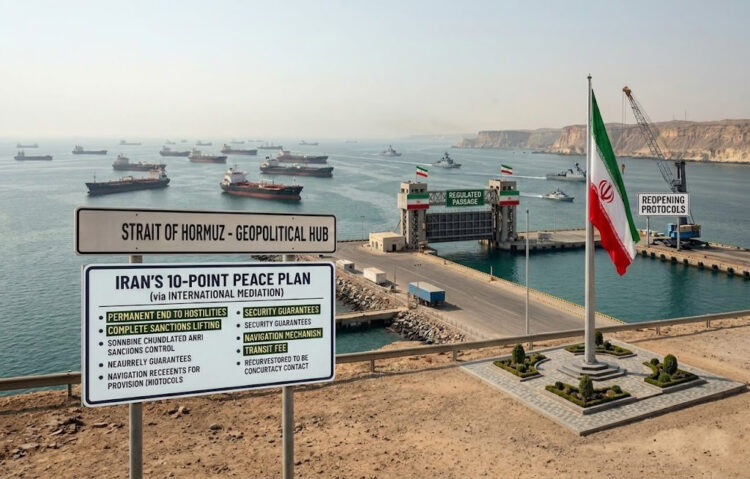 Iran Unveils 10-Point Peace Plan via Pakistan, Links Hormuz Reopening to Sanctions Relief and Security Guarantees