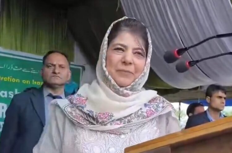 Open Silk Route, engage with other countries to boost jobs: Mehbooba