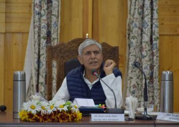 MLA Bhat expresses concern over widespread damage due to hailstorm in Bandipora areas, seeks immediate relief