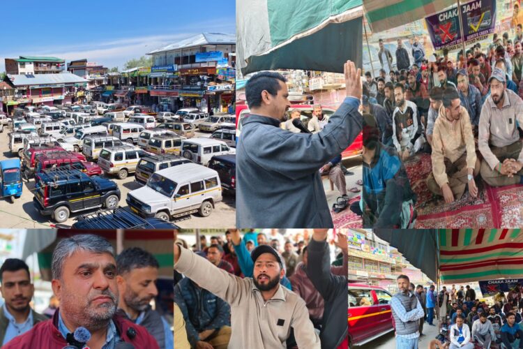 Transport Strike in Kashmir Against Smart City Bus Expansion