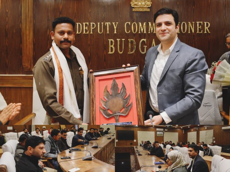 District Administration Budgam Bids Farewell to Outgoing SSP Nikhil Borkar