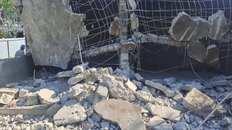 Drug Peddler’s Property Demolished in Hajin