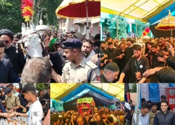 Thousands Participate in Peaceful Ashura Processions Across Budgam;