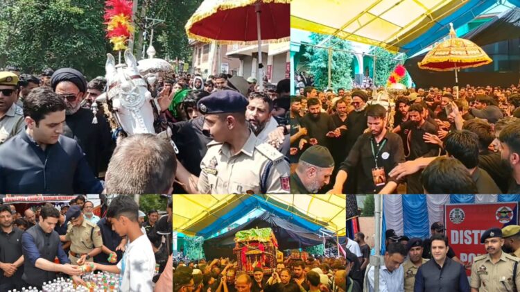 Thousands Participate in Peaceful Ashura Processions Across Budgam;