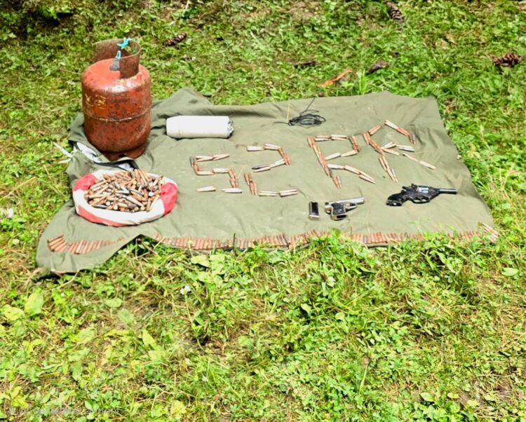 Huge Cache of War-Like Stores Recovered in Kandi Forests During Joint Security Operation.