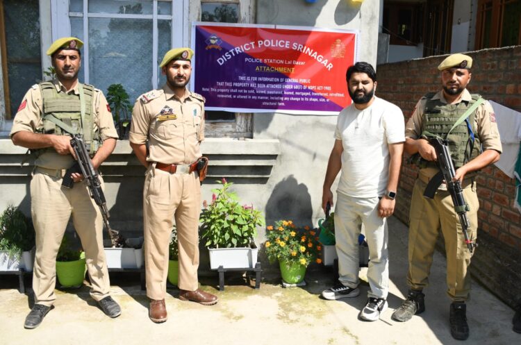 Police Attach Property Worth Over ₹1.20 Crore In Srinagar Under NDPS Act